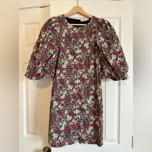 Talulah floral dress with bubble sleeves